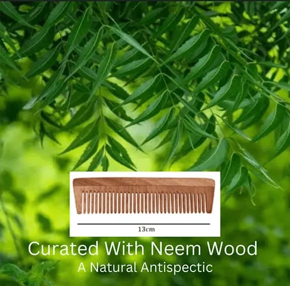 VediCana Neem Wooden Comb Thumbnail 3