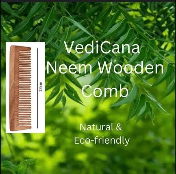 VediCana Neem Wooden Comb Thumbnail 4